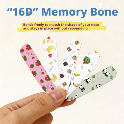 Flexible Shaping Nose Strips For Daily Contouring Self-Adhesive Nose Patches For Rhinoplasty Shaping Corrector Strips Stickers