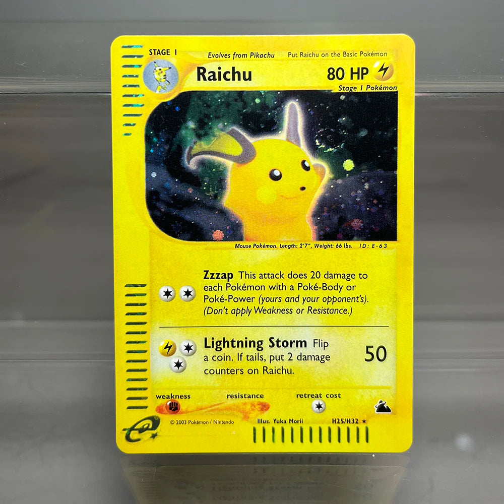PKM Cards Charizard Steelix Celebi Single Foil Cards Magneton Gengar Classic Game Collection Cards PTCG Proxy Cards