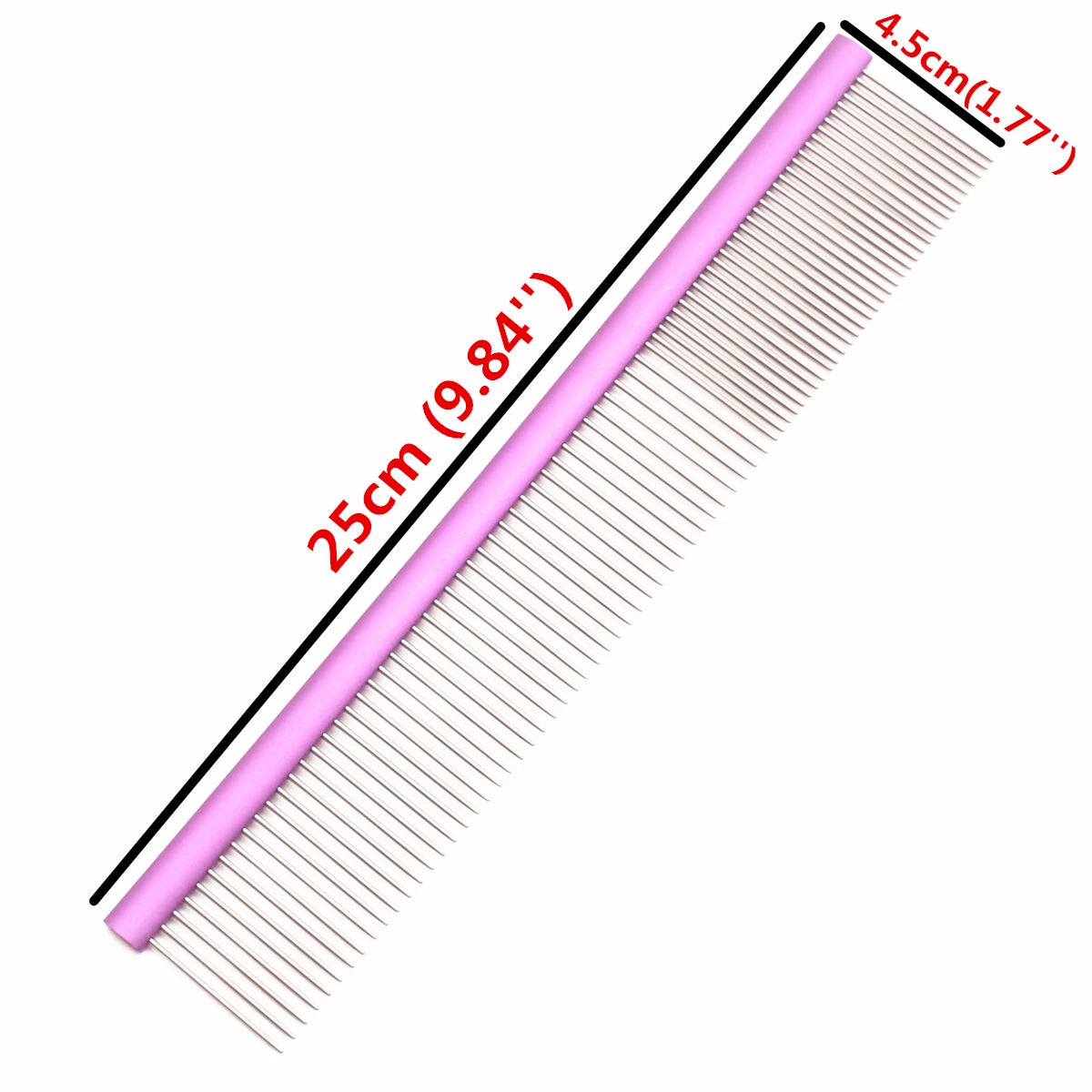 Pet Grooming Combs Aluminum Alloy Brush For Dogs Boundary Knot Massage Tools Professional Salon Cat Hair Cleaning Crescent 7900#
