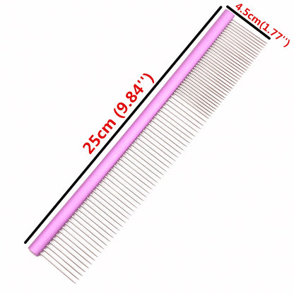 Pet Grooming Combs Aluminum Alloy Brush For Dogs Boundary Knot Massage Tools Professional Salon Cat Hair Cleaning Crescent 7900#