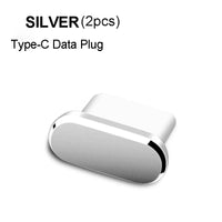 2pcs silver
