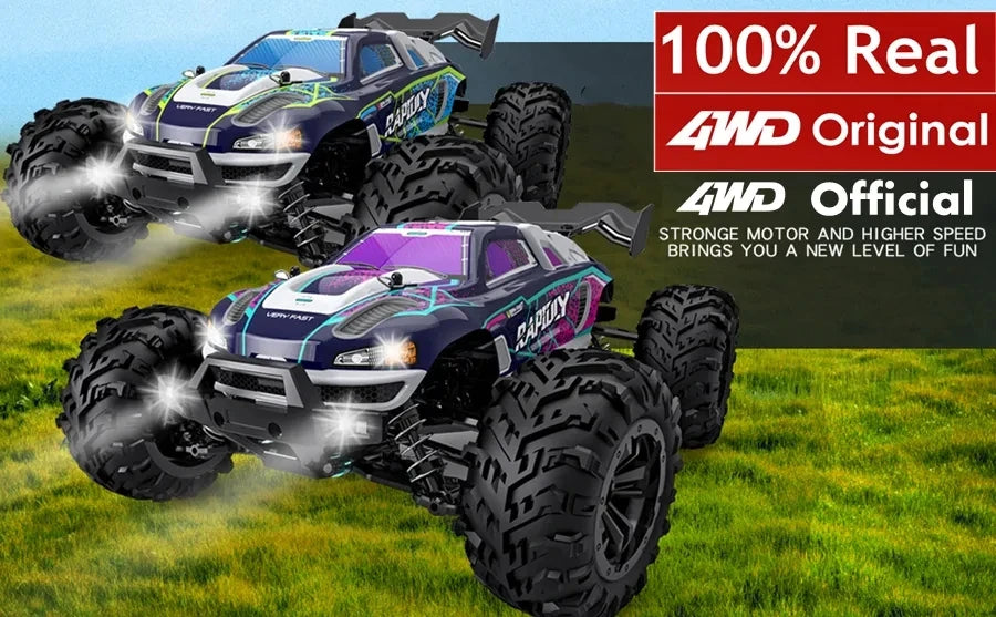 4WD Remote Control Car Off Road 4x4 RC High Speed Buggy Truck Super Brushless 50 or 80KM/H Fast Drift Racing Toy Kids Adults