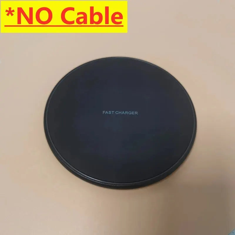 Wireless Charger For iPhone 17 15 14 13 12 X Pro Max Induction Fast Charging Pad Dock Station For Samsung S23 S22 Xiaomi Huawei