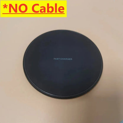 Wireless Charger For iPhone 17 15 14 13 12 X Pro Max Induction Fast Charging Pad Dock Station For Samsung S23 S22 Xiaomi Huawei
