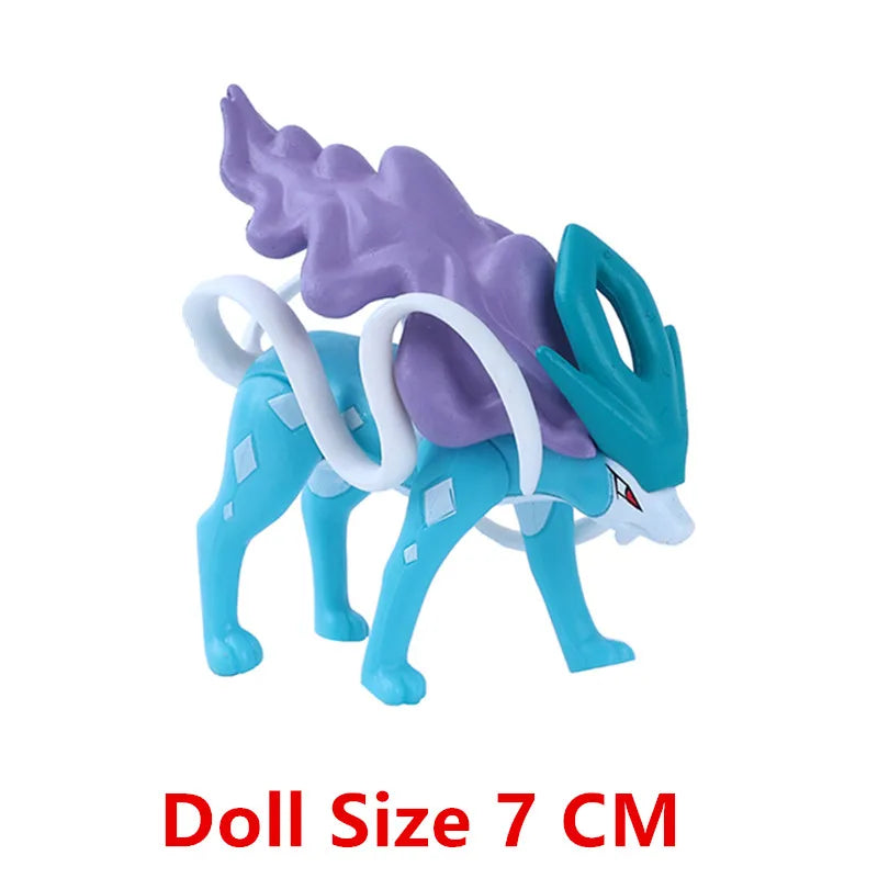 Pokemon Anime Figures Ice Eevee Pikachu Flying Dragon Collection Figure Cute Action Toys Model Pok é mon Kids Birthday Gifts
