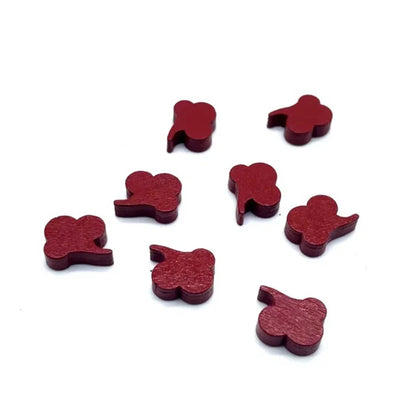 10pcs/set Mini Wooden Color Mark  DIY Game Props Wooden Chess Game Accessories