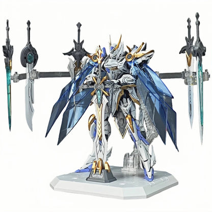 SNAA Knights of The Round Table Percival Tristan Achilles Lancelot Model Kit Collectible Action Figure with Dual Armor Modes