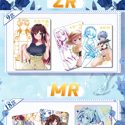 New Goddess Story Card Fufeng Chapter Colorful FlashCard Anime Character Collection Card Games Toys Child Gifts