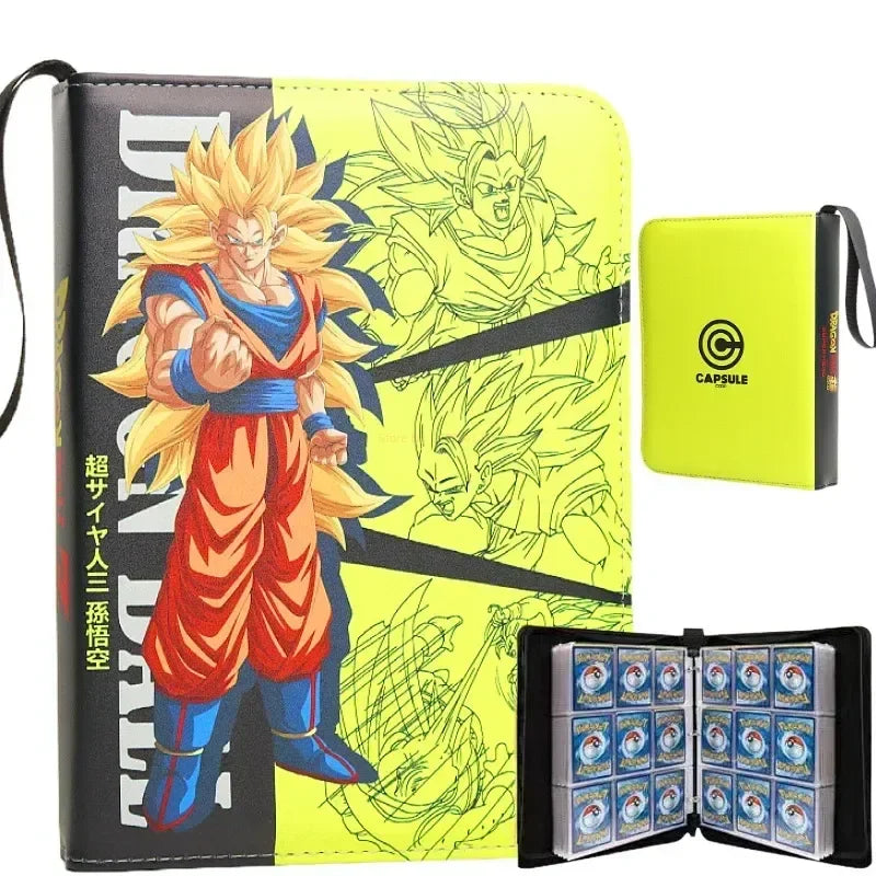 400pcs/900pcs Anime Dragon Ball Card Album Book Collection Card Storage Folder Hold Vegeta Iv Game Cards Binder Holder Kids Gift