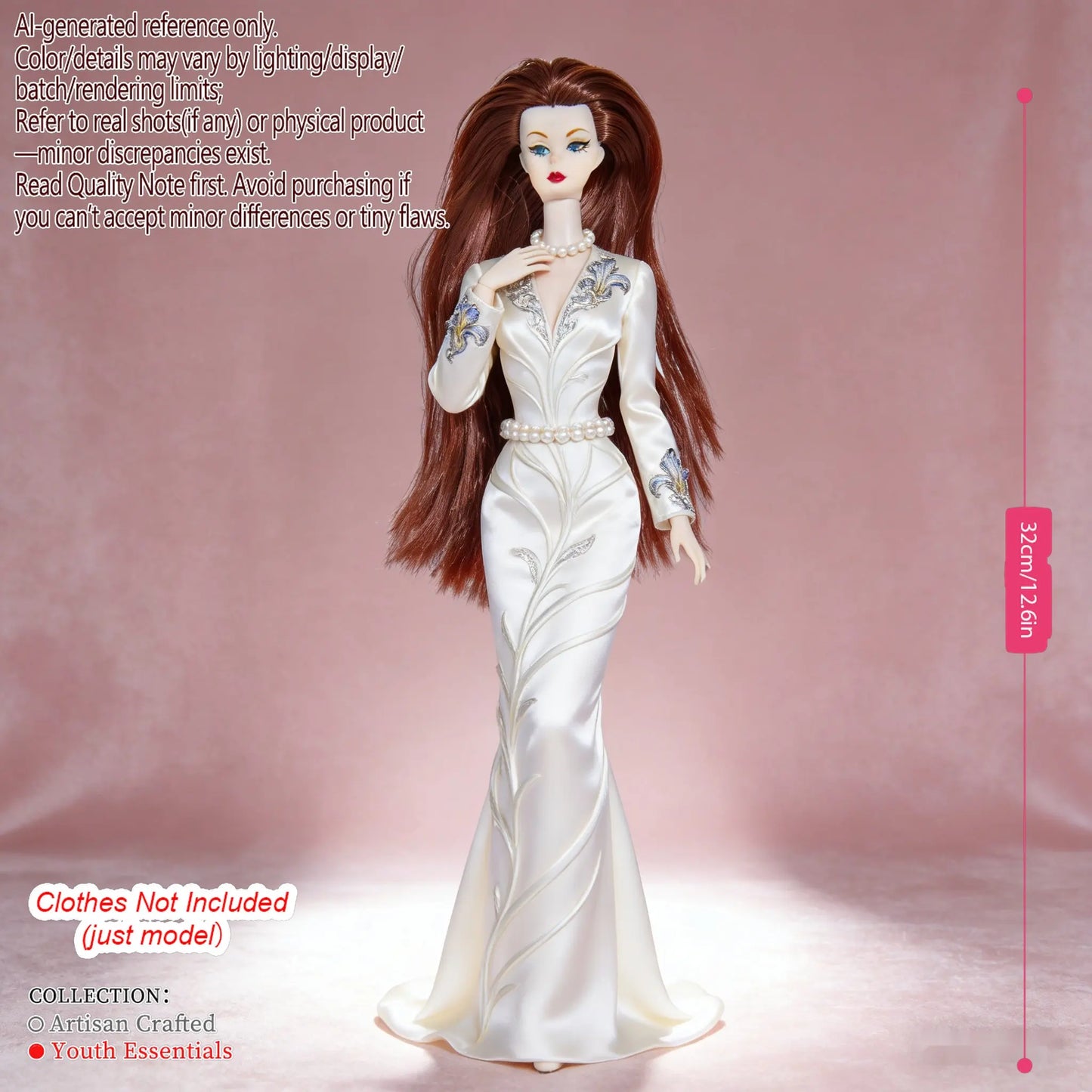 Multi-Joint BJD Model, 1/6 Scale 12-Joint, Changeable Makeup Premium Craft (no clothing)