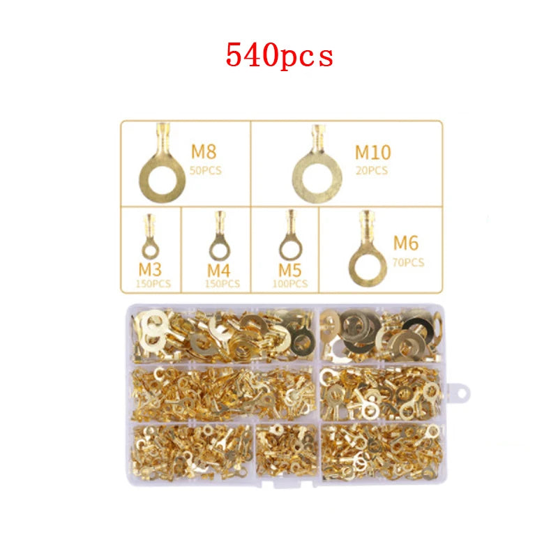 Male Female Wire Box Insulated Cable Macho Connector Electrical Crimp Terminals Termin Spade Connectors Assorted Kits