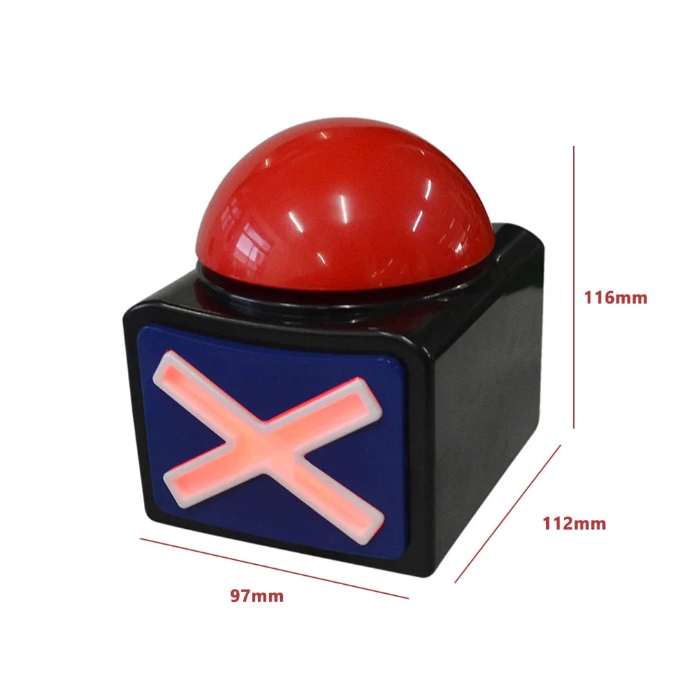 4-1PCS Educational Answer Buzzer Interactive Game Answer Buzzers for Kids' Engaging Learning Family Game Quiz Show Alarm Buzzer