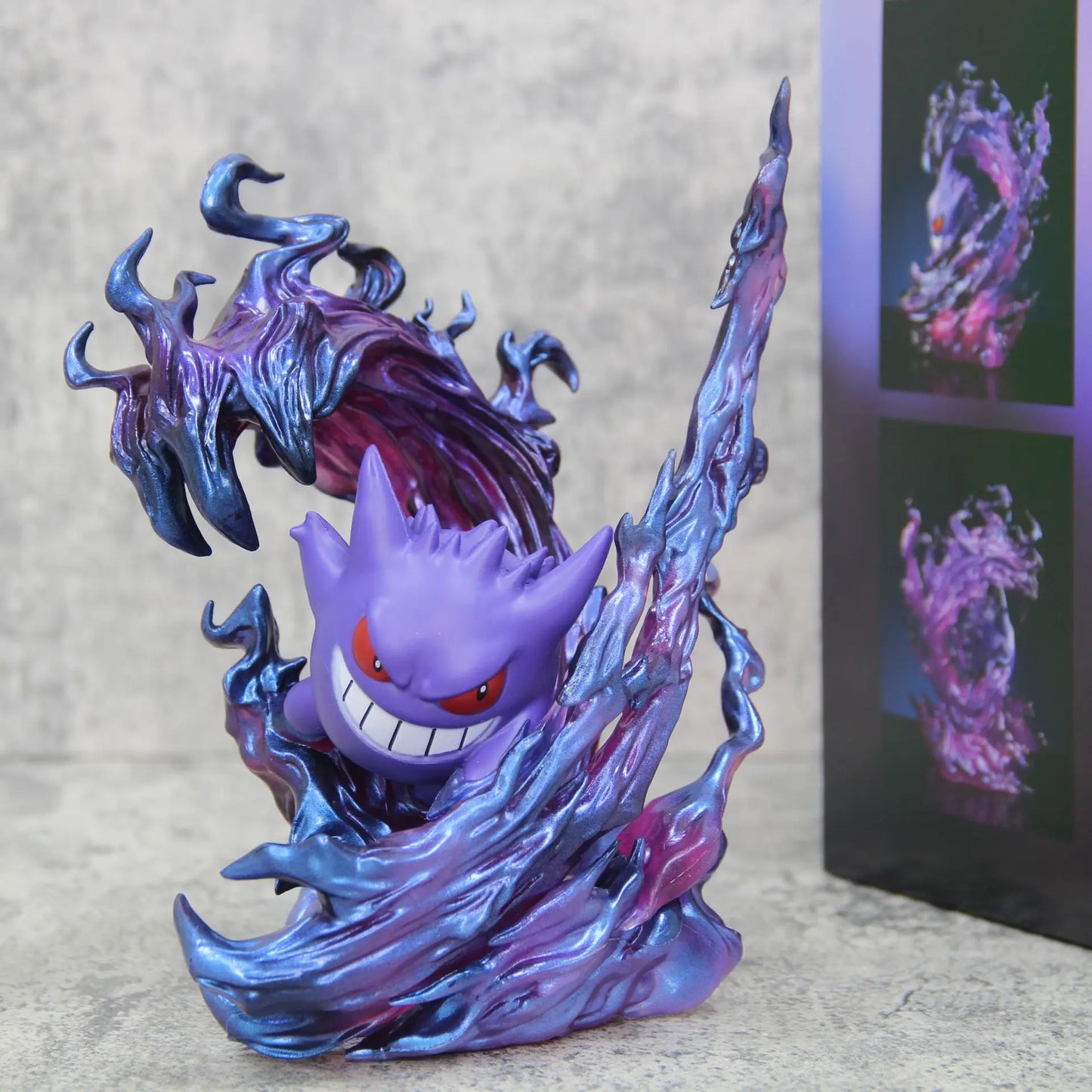 18cm Pokemon Gengar Figure Anime Action Model Collectible Statue for Display Halloween Christmas Birthday Gift Desktop Deco Doll