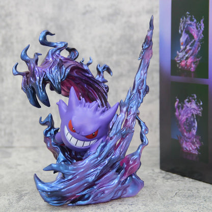 18cm Pokemon Gengar Figure Anime Action Model Collectible Statue for Display Halloween Christmas Birthday Gift Desktop Deco Doll