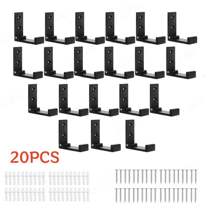 1/5/50pcs Folding Hooks Wall Door Clothes Hooks Aluminum Alloy Rustproof Wall Hanger Clothes Coat Towel Coat Hooks