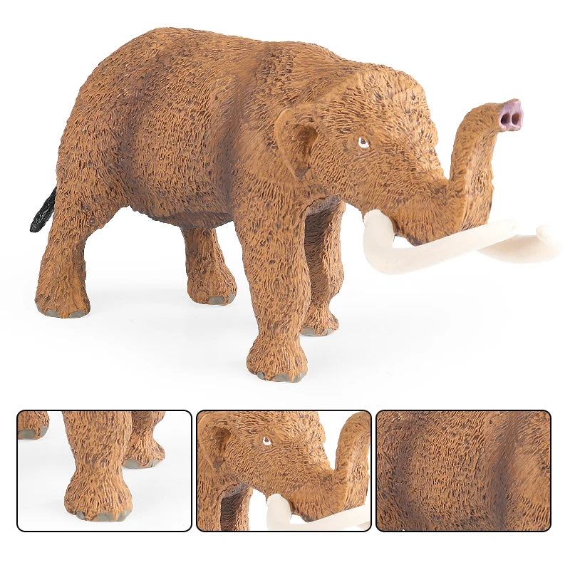Oenux African Wild Animals Elephant Model Simulation Big Mammoth Action Figures Figurine PVC Educational Toy For Kids Gift