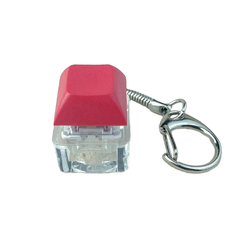 Decompression Keychain Mechanical Keyboard Button Keyring Fingertip Key Cap Pendant Antistress Toy