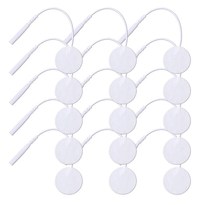 25mm Self-Adhesive Electrode Pads with Conductive Gel for EMS Electric Muscle Stimulator Pulse Massager Replacement Accessory