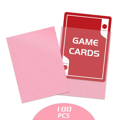 100Pcs Card Sleeves for TCG,Matte Card Sleeves for Standard Sized Trading Cards,Compatible with Magic Yugio and CCG Cards 6691