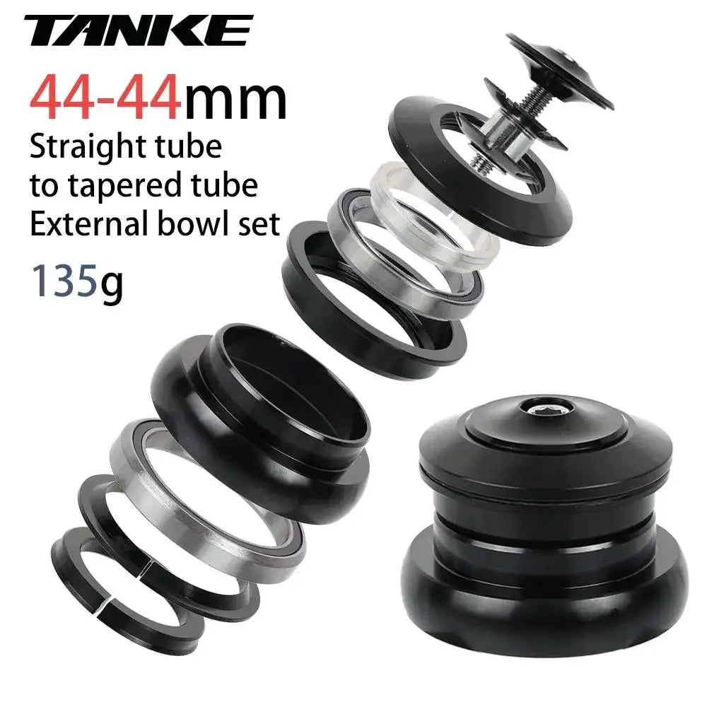 TANKE-MTB Bowl Group, Mountain Bike Aluminum Alloy Headset,Tapered Straight Fork Bearing,44-44mm/52/55/56mm,11/8 ",11/2",28.6mm