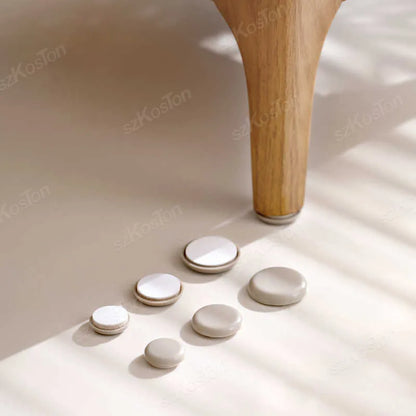 20Pcs Self-Adhesive Furniture Slides Stick-on Chair Leg Slider Bumper Pads Floor Protector for Table Sofa Carpet Tile Hardwood