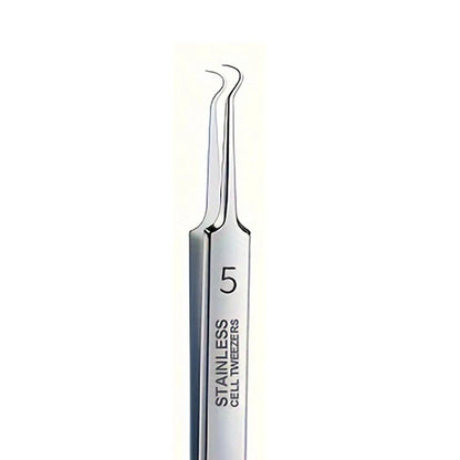 1/3pcs Extra Fine No. 5 Cellular Acne Blackhead Tweezers,Facial Beauty Remove Acne Needle Tools for Skin Care,Blackhead clip
