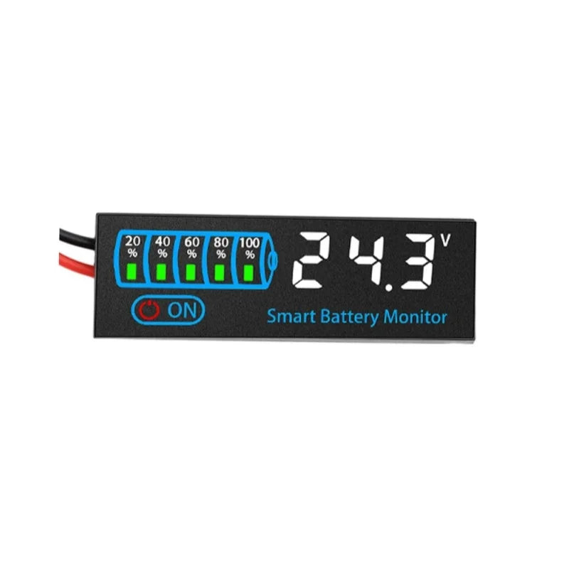 DC7-40V Battery Level Indicator 12V 24V 36V 48V Acid/Lipo Lithium Battery Capacity Board Voltage Battery Charging Tester ﻿