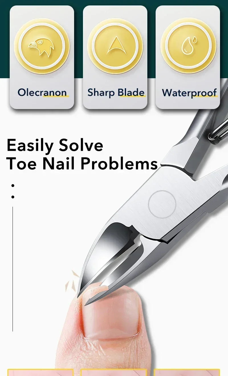 Professional Ingrown Toenail Corrector Kit – Podiatry-Grade Nail Clippers, Cuticle Nippers & Paronychia Care Tools