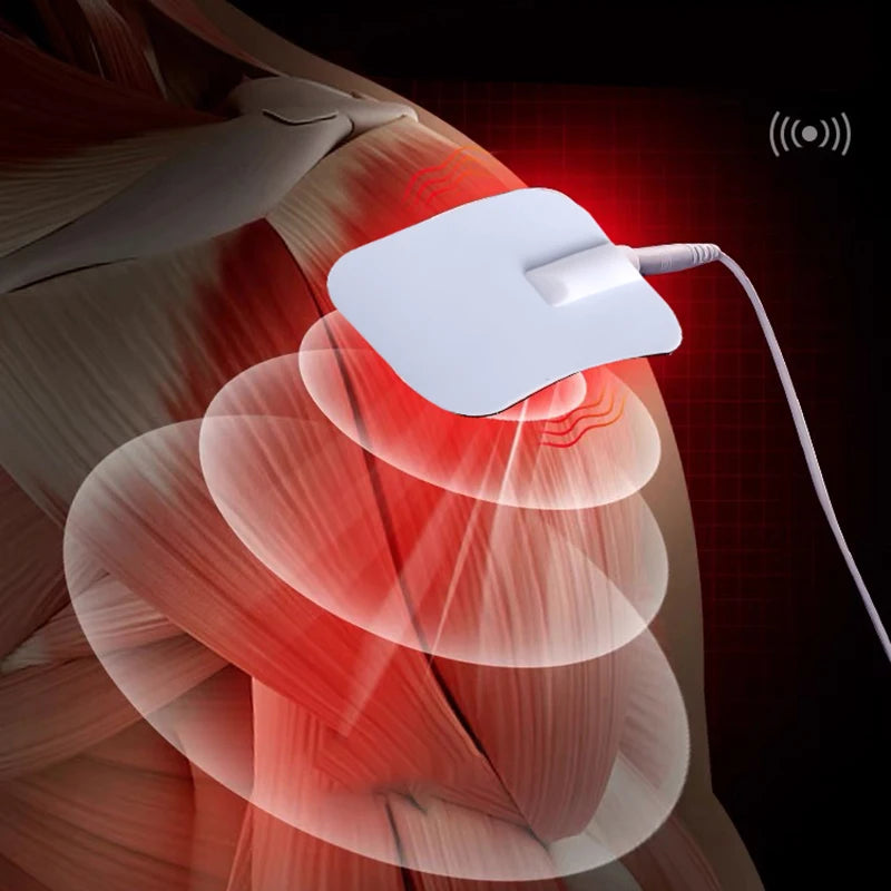 EMS Self Adhesive Pulse Gel Electrode Pad Conductive Gel Pad for TENS Muscle Stimulator Electric Machine Electrode Patch