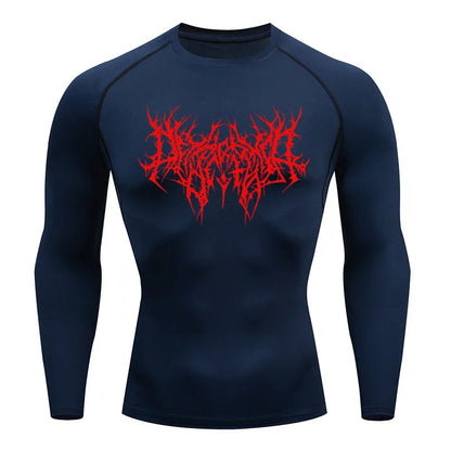 Men's T-shirt Men Running Sport T Shirt Men Compression Fitness Tops Tee Quick DryTight Training Gym Sport Running Shirts Jersey
