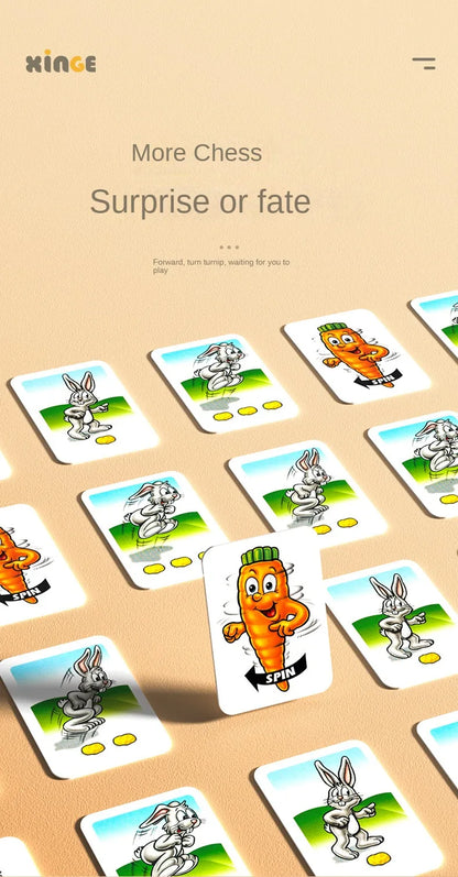 New Rabbit Trap Puzzle Toy Children's Dual Play Multiplayer Board Game Competition Parent Child Interactive Strategy Game