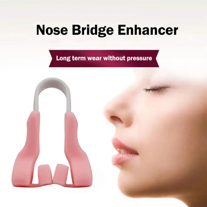 Nose Shaper For Wide Noses Soft Silicone Nose Bridge Enhancer, Corrector, Shrinker Painless Beauty Tool Nose Clip For Women Men