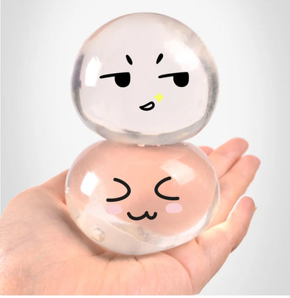 Clear Maltose Syrup Ball Slow Rebound Fidgeting Adult Kids Toys Stress Relief Stress Resistant Ball Squeeze Gift Reliever