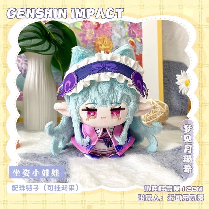 Genshin Impact Plush Doll Lumine Dainsleif Yoimiya Aether Alhaitham Kaveh Freminet Focalors Arlecchino Neuvillette Toy Kids Gift