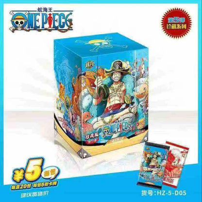 New One Piece Card Straw Hat Pirate Luffy Zoro Nami Classic Anime Character Collection Cards Toys Gifts
