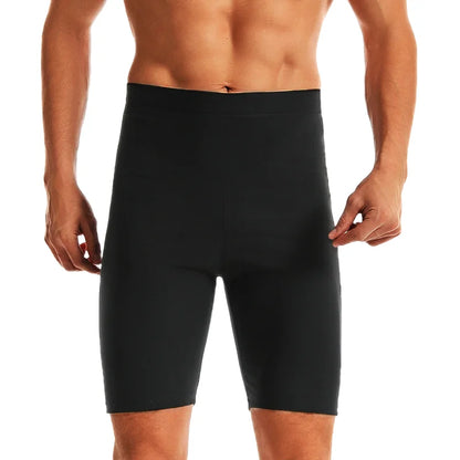 Men Sauna Suits Sweat Shorts Workout Slimming Fat Burning Fitness Abdomen Reducer Losing Weight Belly Trimmer Waist Trainer