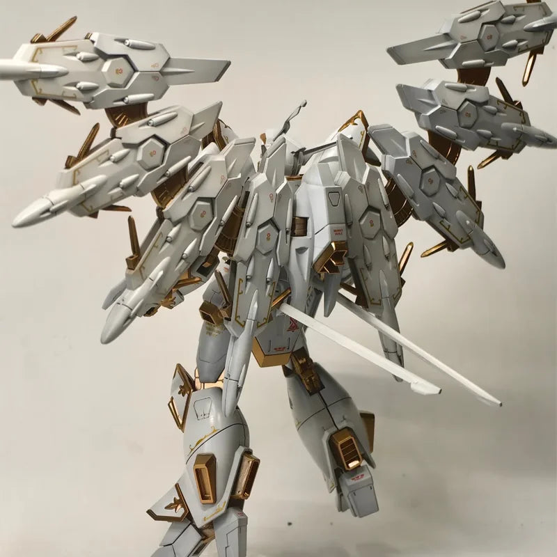 Hg 1/144 Seed Freedom Black Knight Squad With Light Wings Water Sticker Action Figures Assembled Model Kit Collectible Toys Gift