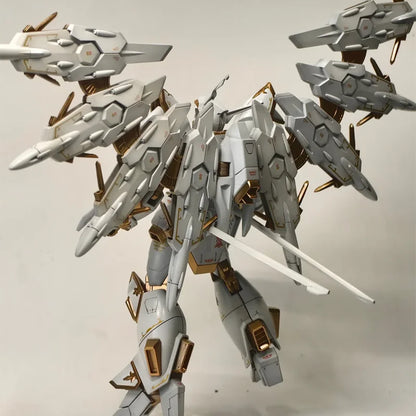 Hg 1/144 Seed Freedom Black Knight Squad With Light Wings Water Sticker Action Figures Assembled Model Kit Collectible Toys Gift