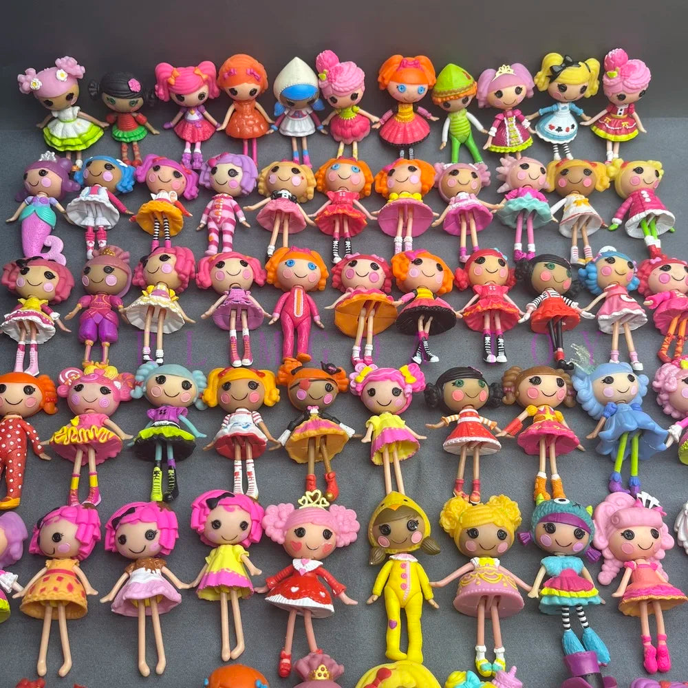 Original 8-10cm Can Choose Lalaloopsy Little Sister and Pet Dolls PVC Girls' Holiday Gift Collection Pvc Toys