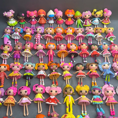 Original 8-10cm Can Choose Lalaloopsy Little Sister and Pet Dolls PVC Girls' Holiday Gift Collection Pvc Toys