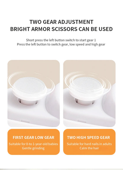 Automatic Electric Baby Nail Clipper - Anti-Splash Anti-Pinch Hand Nail Polisher