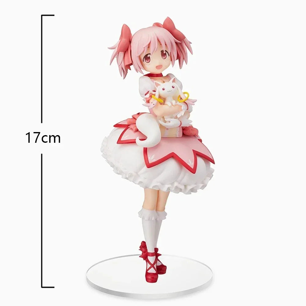 22cm PMMM Magical Girl Anime Figure Kaname Madoka Action Figure Kawaii Akemi Homura Figurine Cute Loli Collection Model Toy Gift