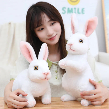 Huge Mini Simulated Animal Dog Rabbit Toys Cute Animal Soft Simulation Doll Easter Birthday Gift Kids Toy Bedroom Decor