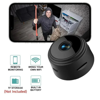 Mini A9 WiFi 1080P HD Security Camera Wireless Monitoring Security Protection Remote Monitor Surveillance Camcorders Smart Home