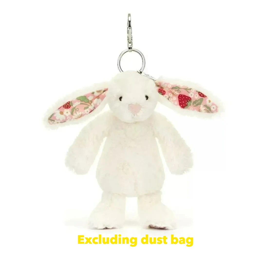 Hot tea bag Jc Cute Plush Toy label cute girl bag charm plush toy keychain Kawaii plush toy Limited New Gift bag