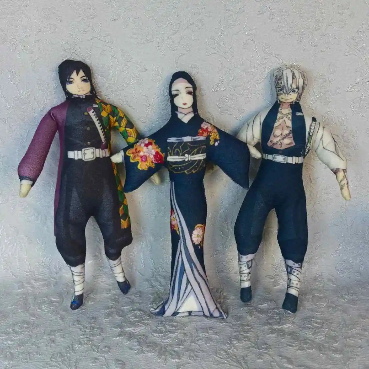 2025 Demon Slayer Abstract Doll Nezuko Tomioka Yoshio Mouse Dry Demon Slayer Doll Wire Frame style