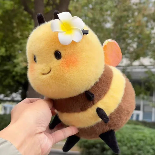 20cm Adorable Cartoon Honey Bee Plush Toy Kawaii Soft Stuffed Animals Plushies Kids Girls Boys Birthday Xmas Gifts