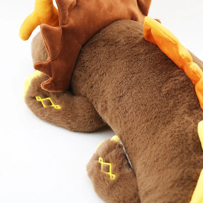 67cm Genshin Impact Plush Toy Game Zhong Li Morax Dragon Toy Soft Stuffed Plushie Doll Pillow Home Decor Children Christmas Gift