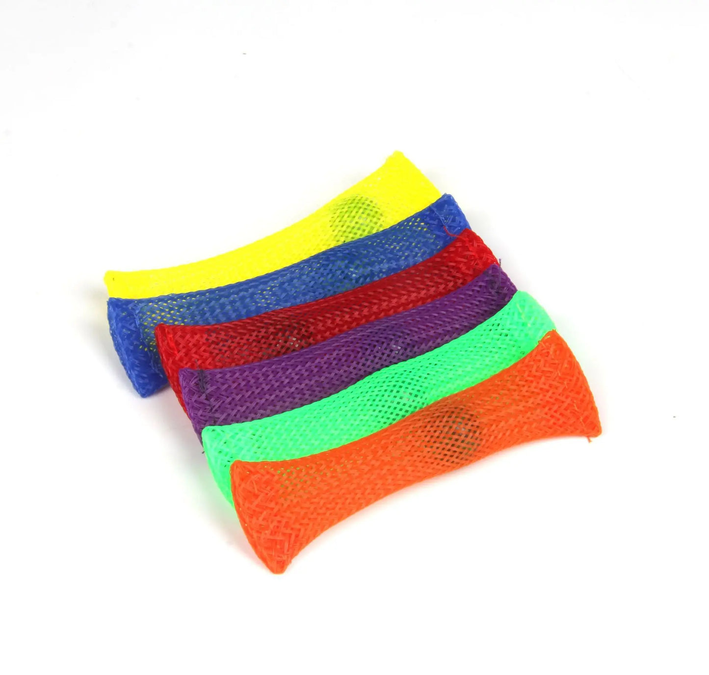 5/10pcs Sensory Marbles Ball Autism ADHD Anxiety Therapy EDC Stress Relief Hand Fidget Toys Braided Mesh Easy Bend With Marble
