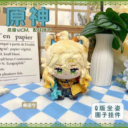 Genshin Impact Plush Doll Lumine Dainsleif Yoimiya Aether Alhaitham Kaveh Freminet Focalors Arlecchino Neuvillette Toy Kids Gift